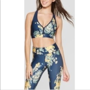 Joy Lab matching floral yoga set